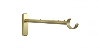 Auro Långt justerbart väggfäste Ø31mm — Matt brass