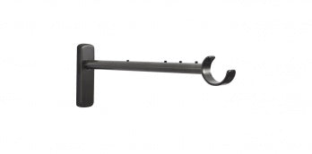 Auro Långt justerbart väggfäste Ø31mm — Black nickel