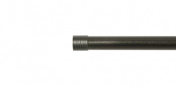 Auro Cabochon stångände Ø16mm (par) — Black nickel