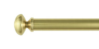Auro Regency stångände Ø25mm (par) — Shiny brass