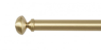 Auro Regency stångände Ø25mm (par) — Brushed brass
