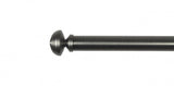 Auro Regency stångände Ø25mm (par) — Black nickel