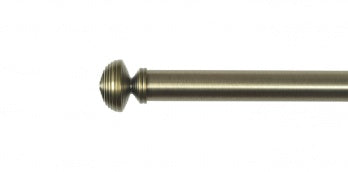 Auro Regency stångände Ø25mm (par) — Antique brass