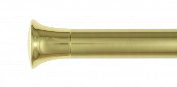 Auro Absis stångände Ø31mm (par) — Shiny brass