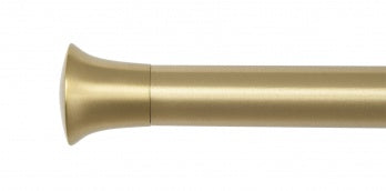 Auro Absis stångände Ø31mm (par) — Brushed brass