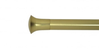 Auro Absis stångände Ø31mm (par) — Matt brass