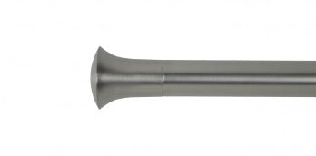 Auro Absis stångände Ø31mm (par) — Brushed steel