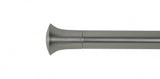 Auro Absis stångände Ø31mm (par) — Brushed steel