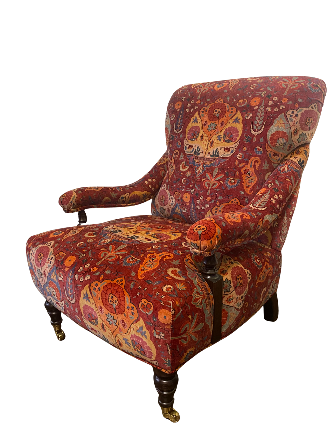 Bentley Fåtölj i Darya Velours Grenat