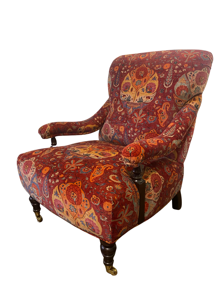 Bentley Fåtölj i Darya Velours Grenat