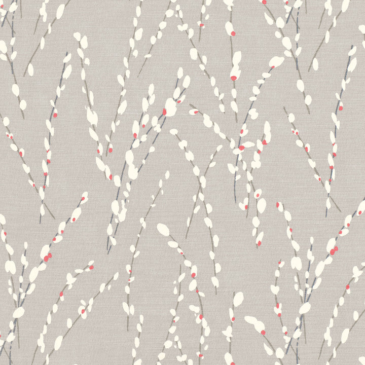 Mikado French Red Coral - Romo tyg