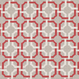 Orton Red Tulip - Romo Tyg