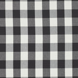 Kemble Oxford Charcoal - Romo tyg