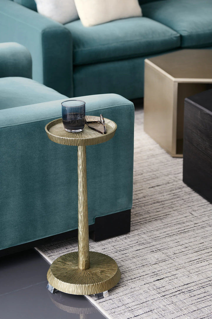 ReMix Hexagon End/Coffee Table in Black - Caracole