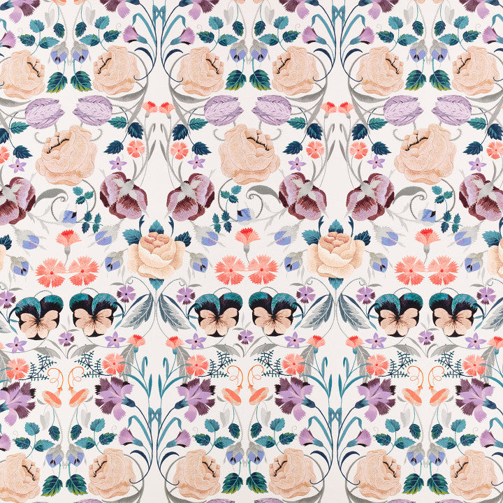 Bonita Print Tygprov Lilac Ash