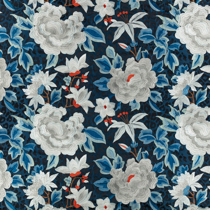 Lavinia Blue Twilight - Romo tyg