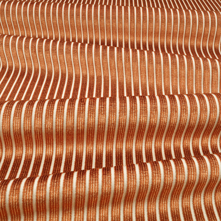 Stria Burnt Sienna - Romo Tyg