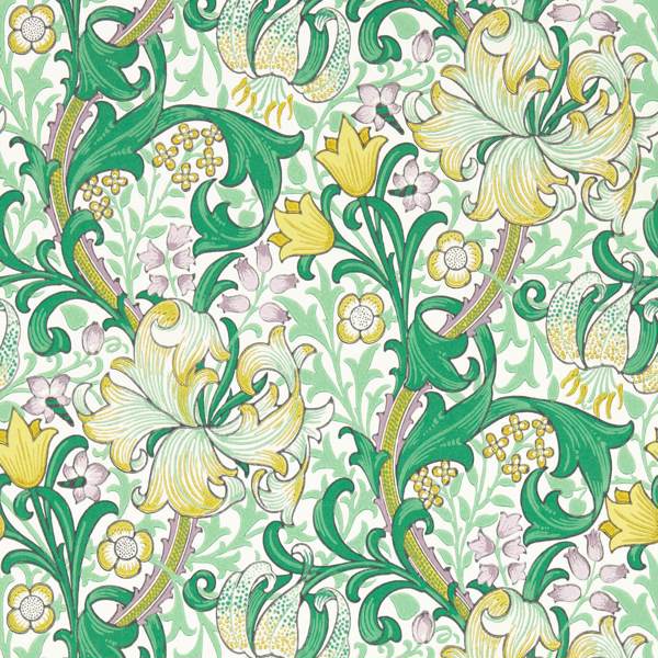 Morris & Co Tapet Golden Lily