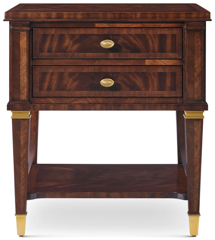 Salinger Bedside Table in Dark
