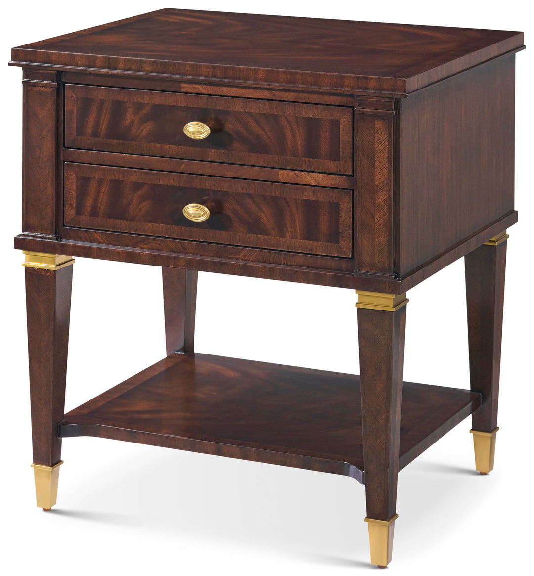 Salinger Bedside Table in Dark
