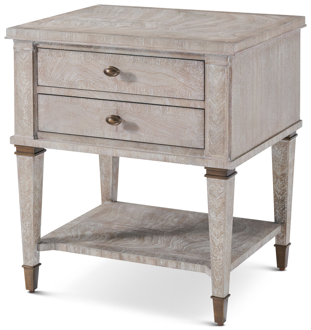 Salinger Bedside Table in Light