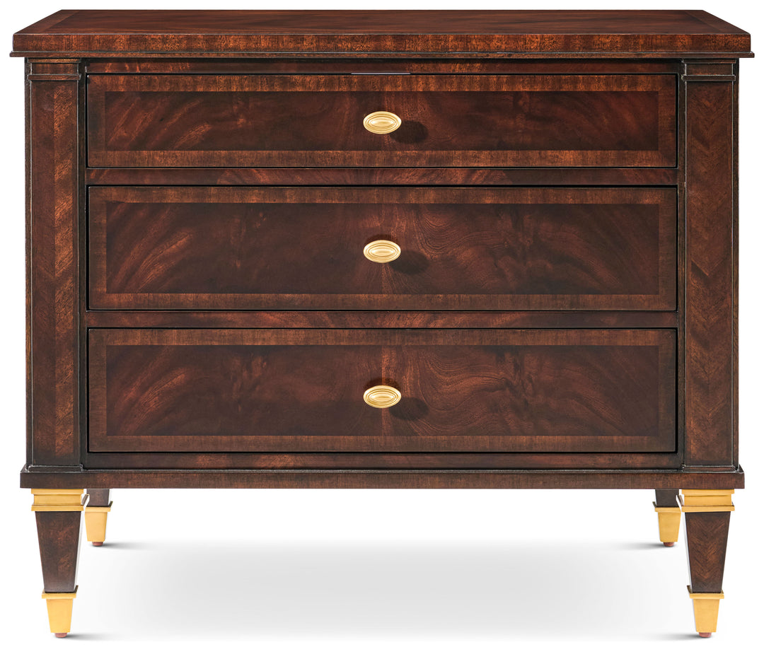Massie Bedside Table in Dark