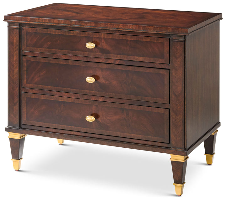 Massie Bedside Table in Dark