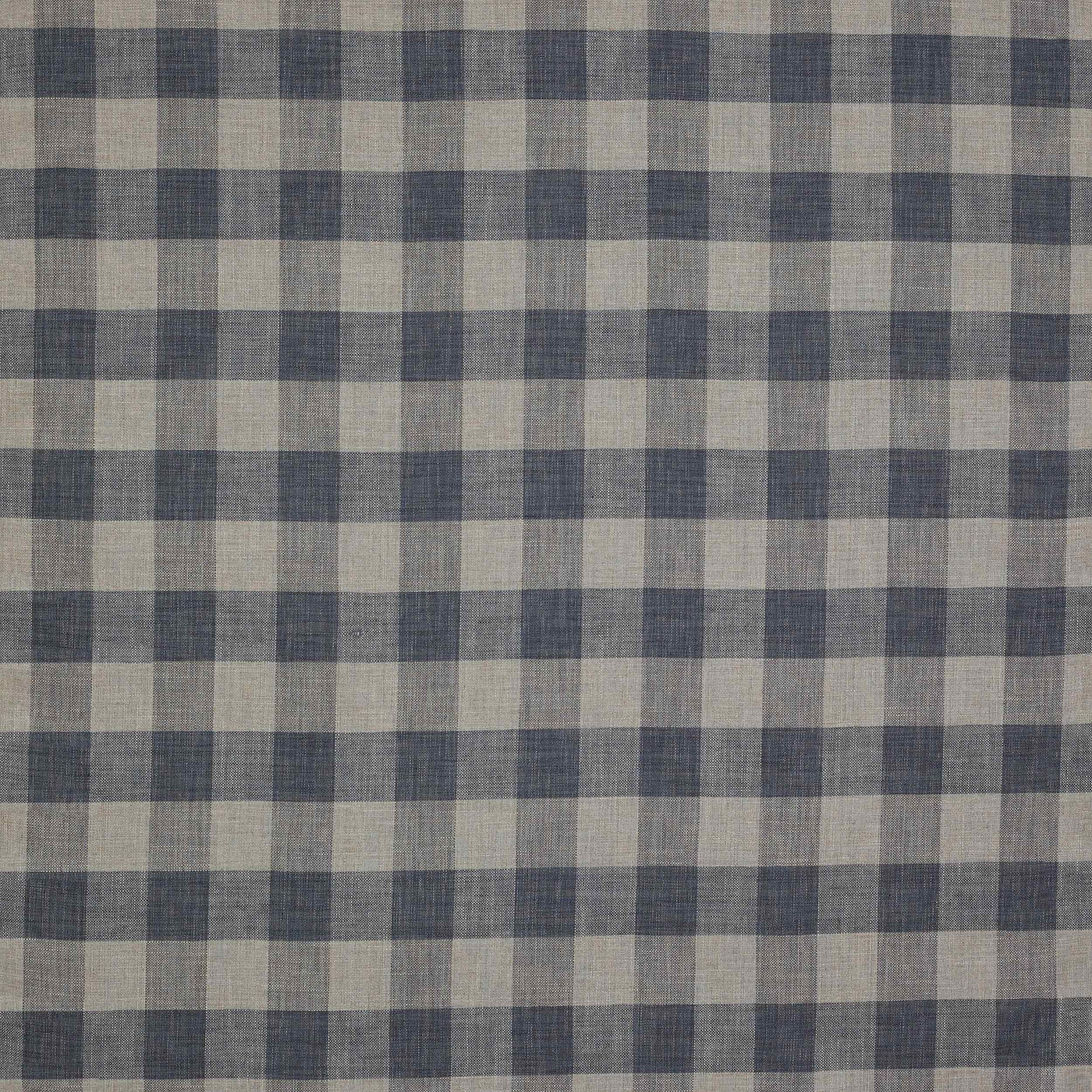 Appledore Check Blue — Colefax & Fowler tygprov