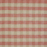 Appledore Check Red Sand — Colefax & Fowler tygprov
