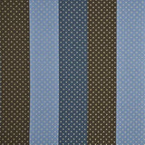 Mirabel Stripe Choc/Bl tyg