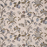 Exotic Pineapple Linen Tygprov - Sage/Dove