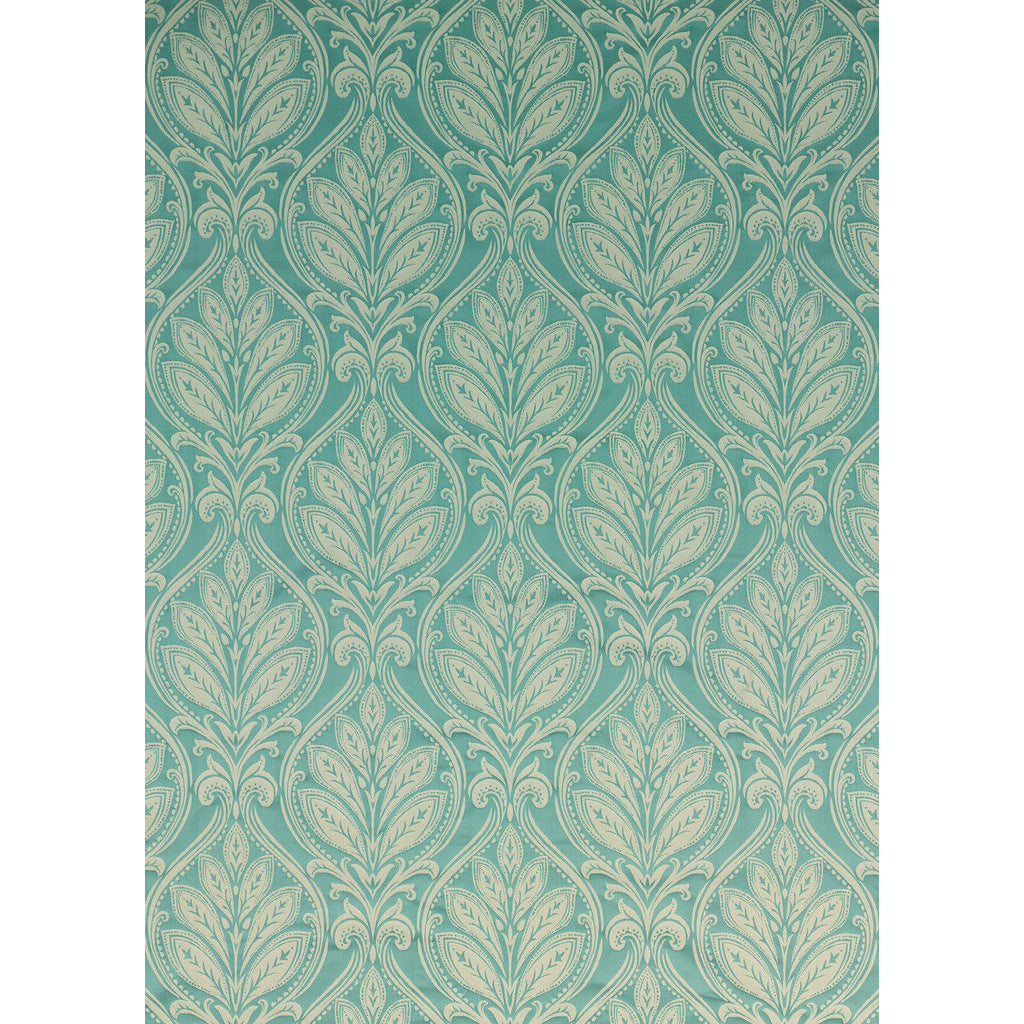 Ryecote Damask Aqua tyg