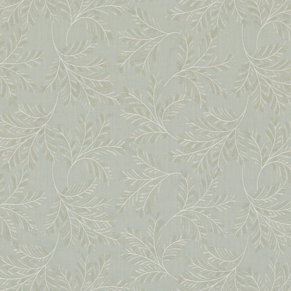 Chelsea Fern Aqua tyg