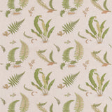 Ferns Embroidery — Burford Green/Natural tyg