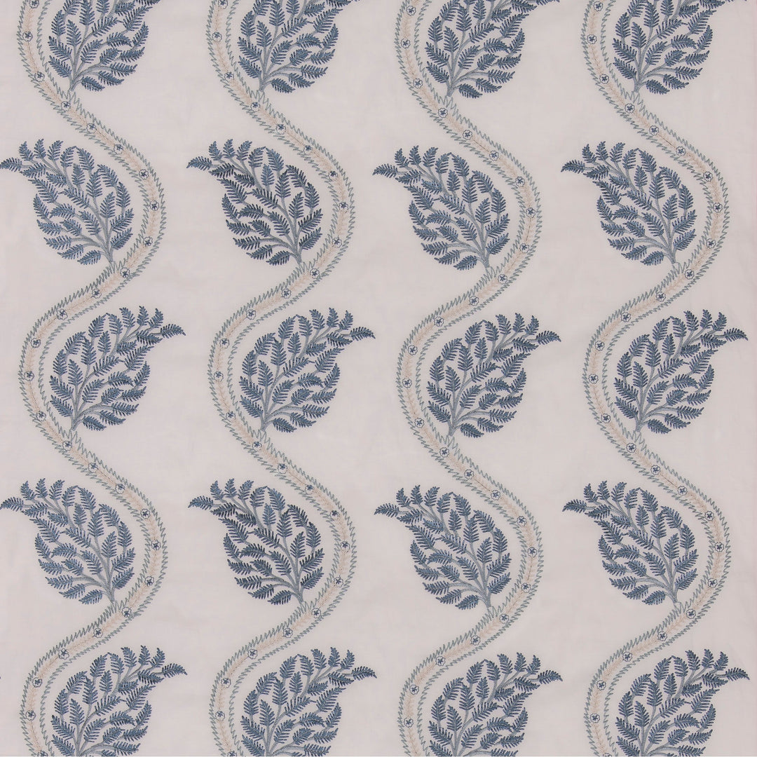 Filkins Tygprov - Sage/Aqua