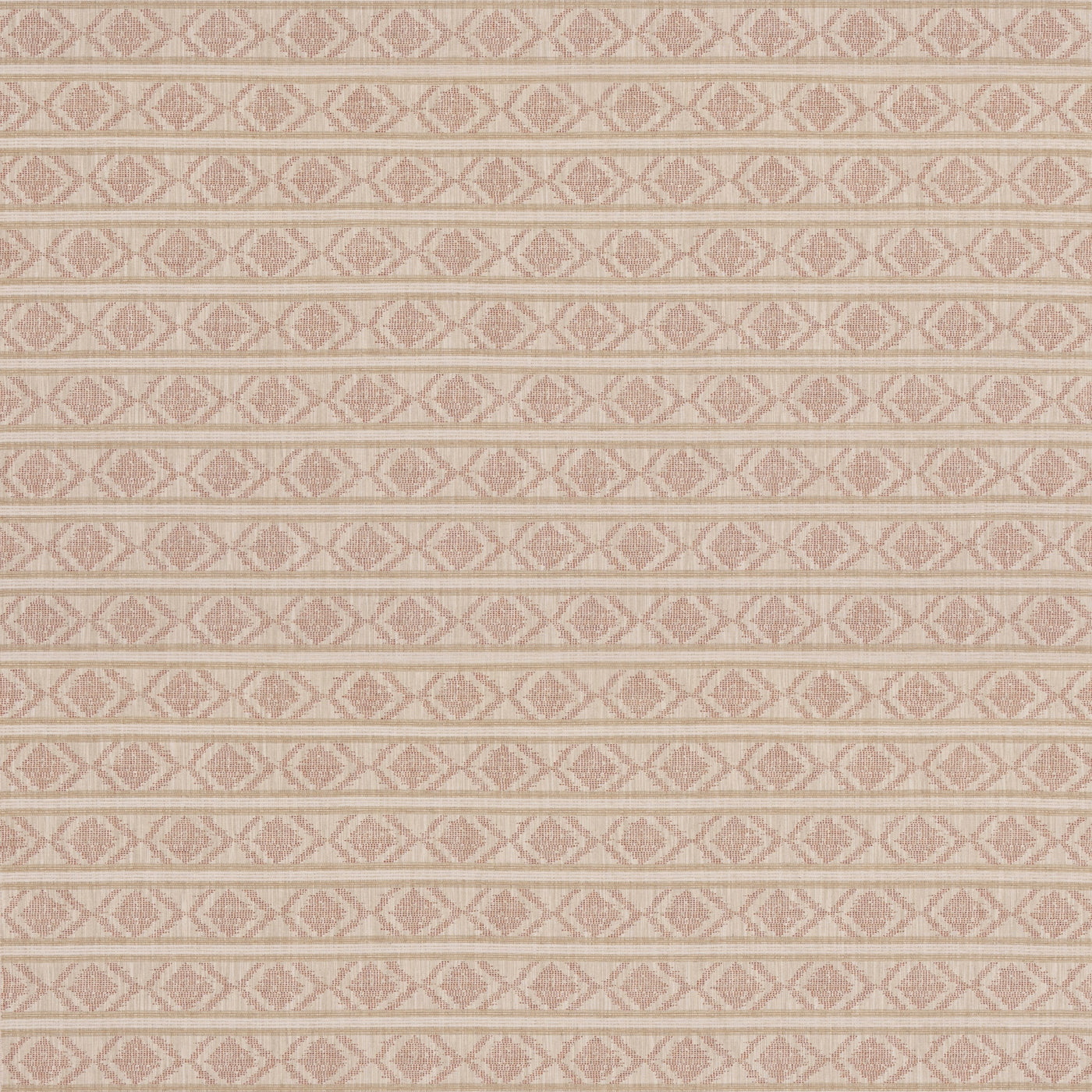 Burford Stripe Coral tyg