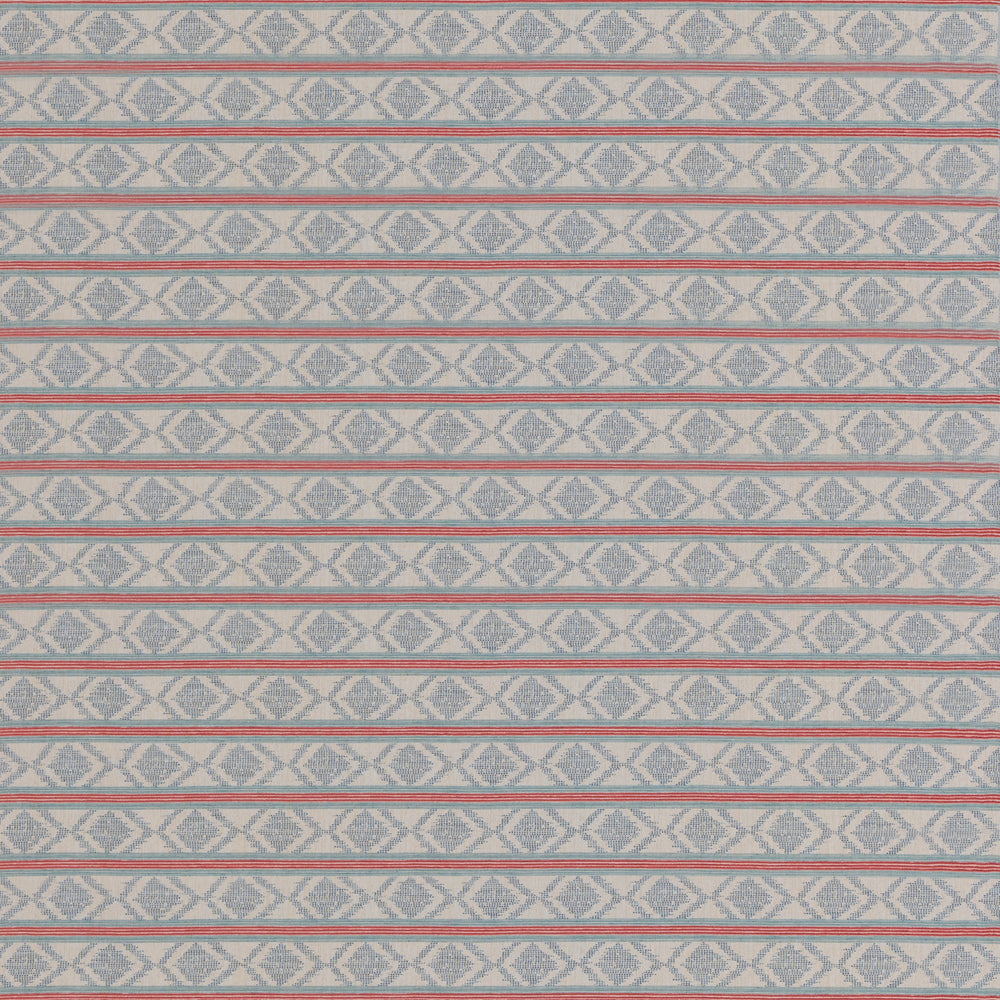 Burford Stripe Tygprov - Blue