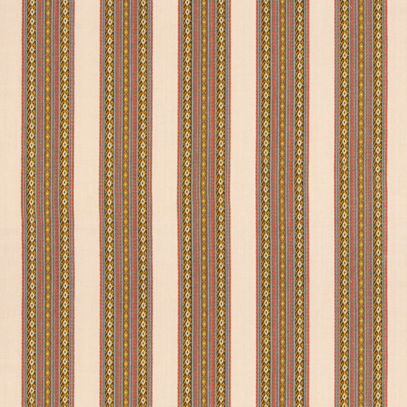 Worlds Apart Aqua/Ochre tyg