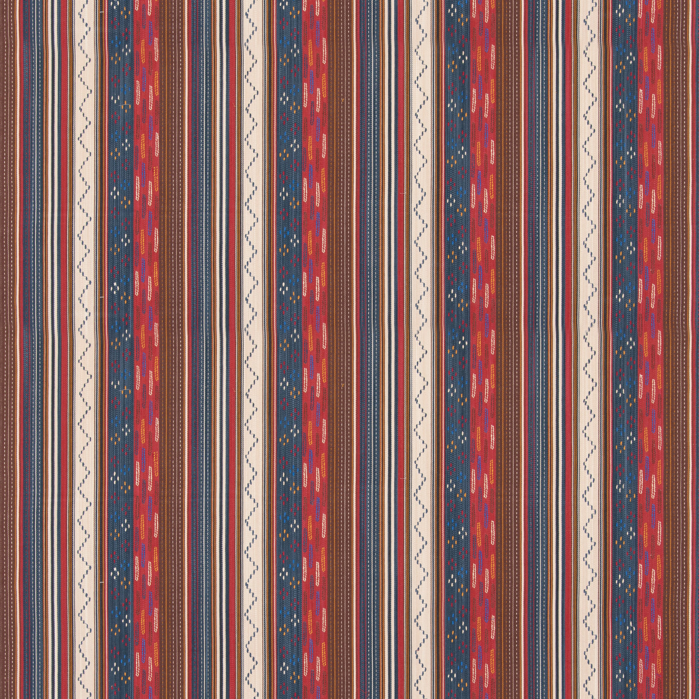 Runaway Indigo/Red tyg
