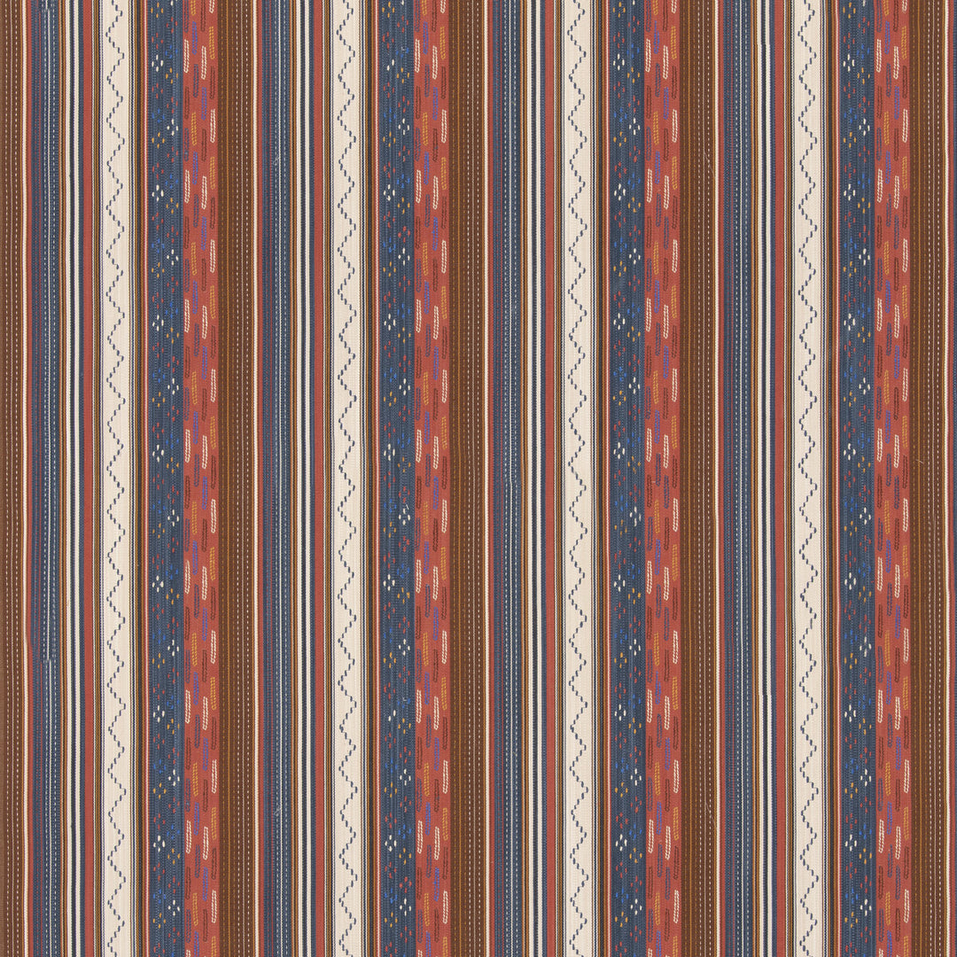 Runaway Tyg - Coral/Indigo