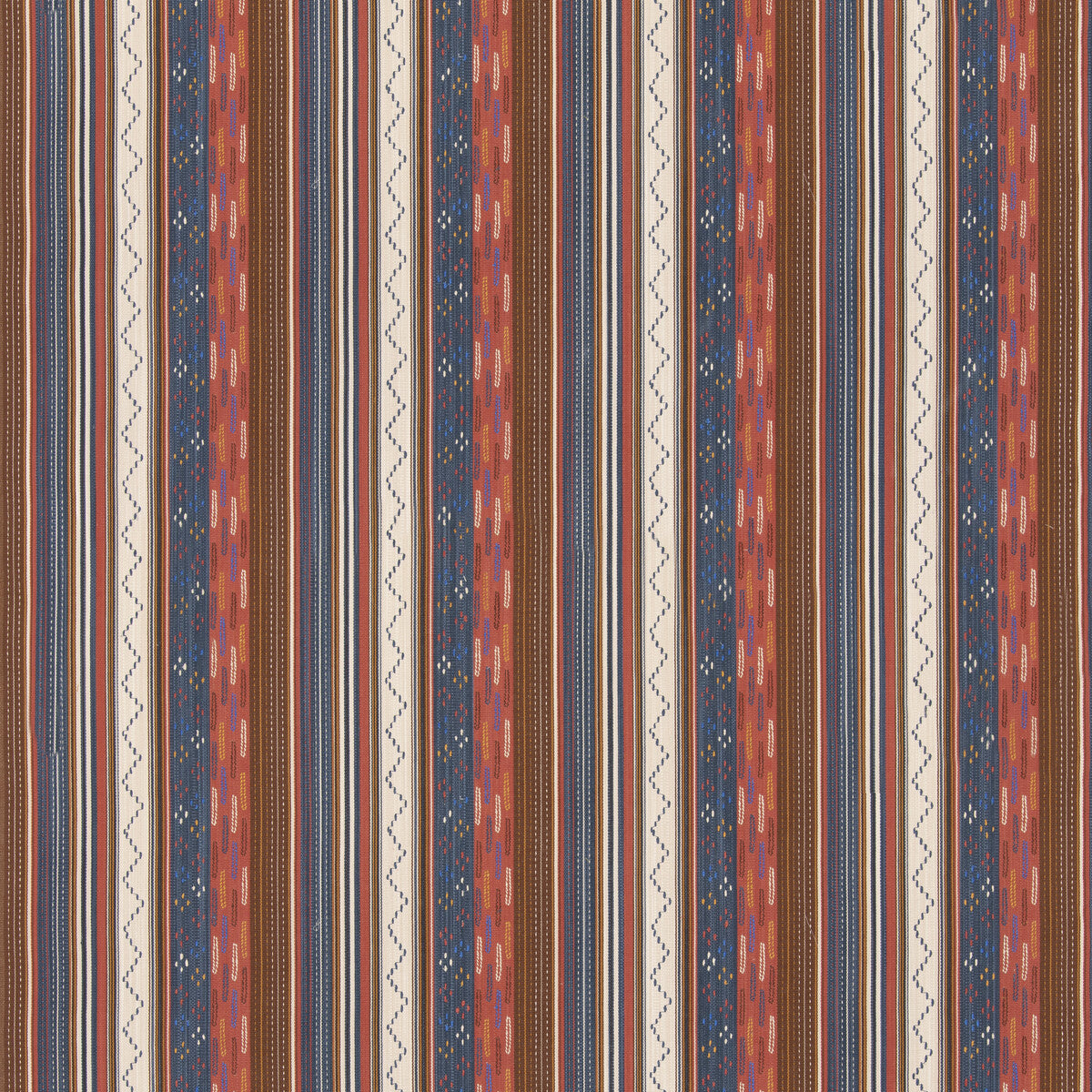 Runaway Tyg - Coral/Indigo