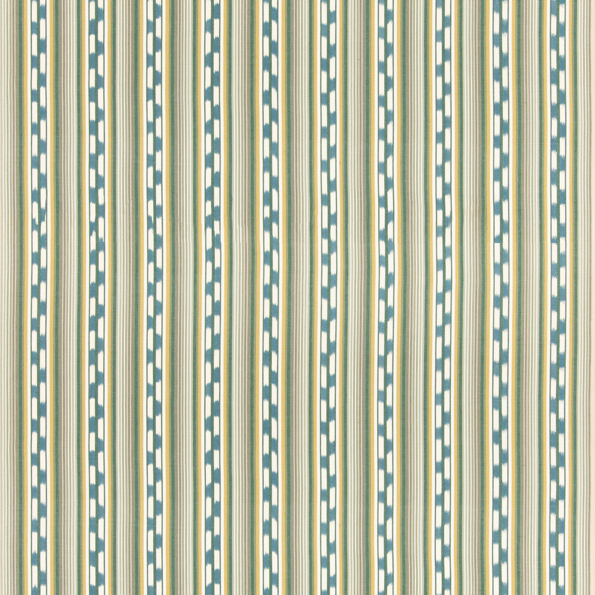 Halki Stripe Emerald/Blue tyg