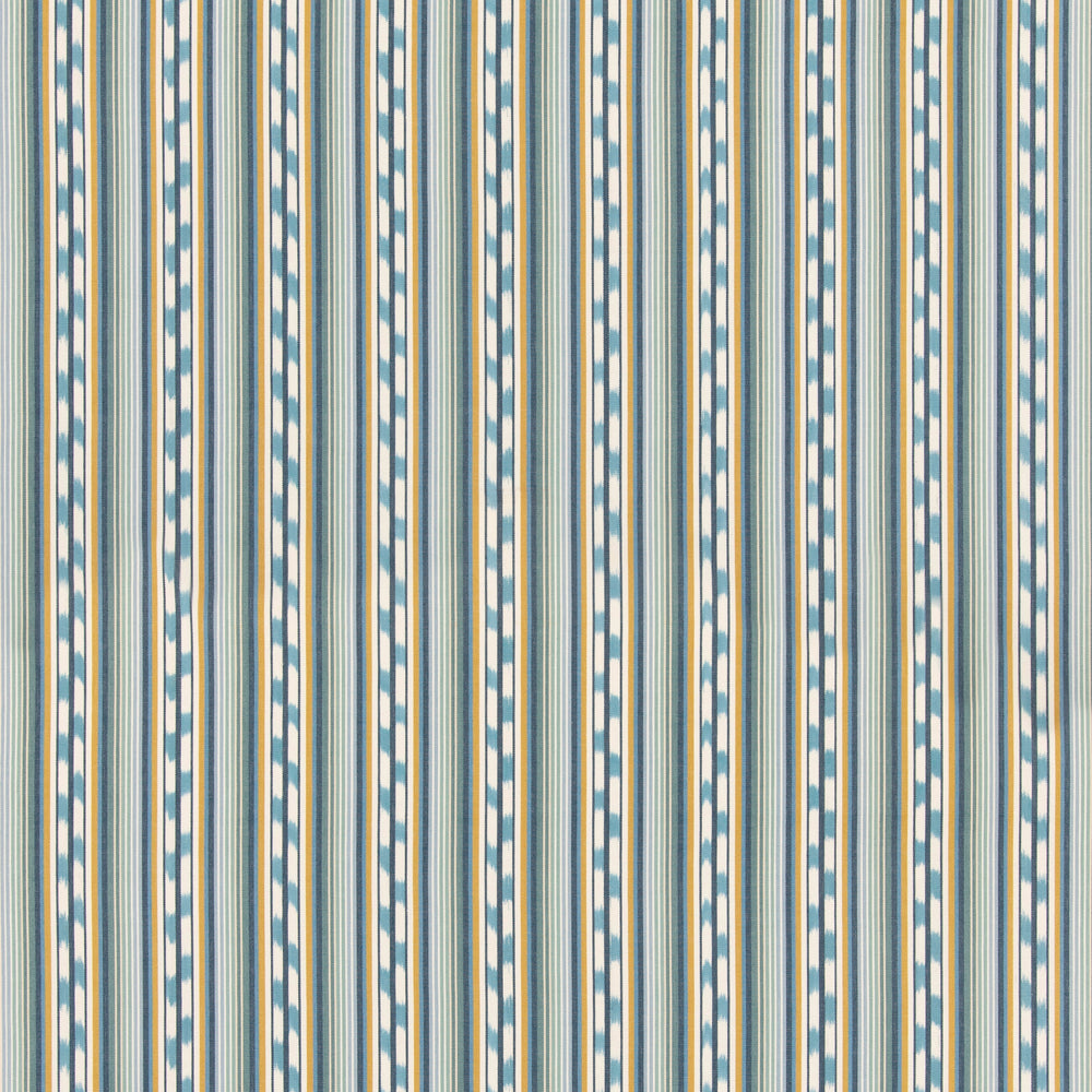 Halki Stripe Tygprov - Blue