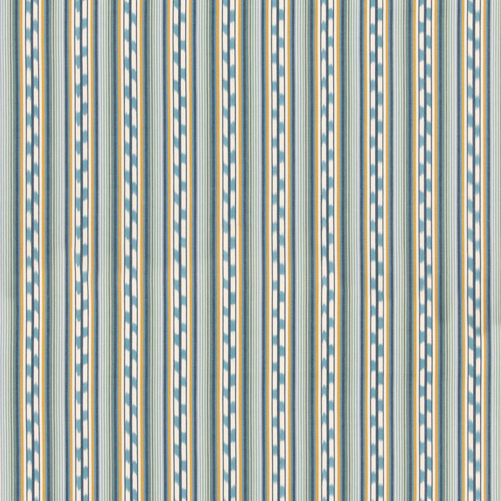Halki Stripe Tygprov - Blue