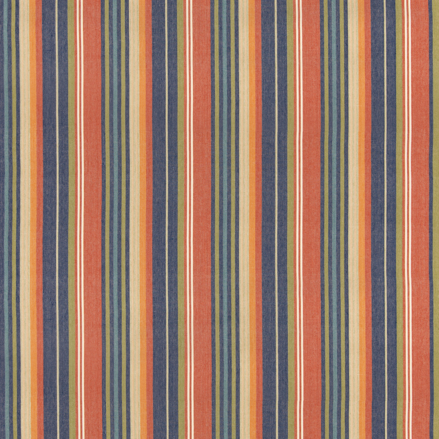 Petra Stripe Red/Blue tyg
