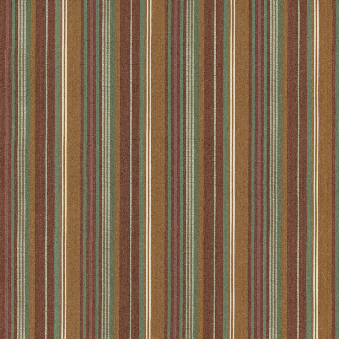 Petra Stripe Tygprov - Red/Green