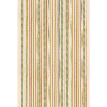 Tudor Stripe Tygprov - Red/Green