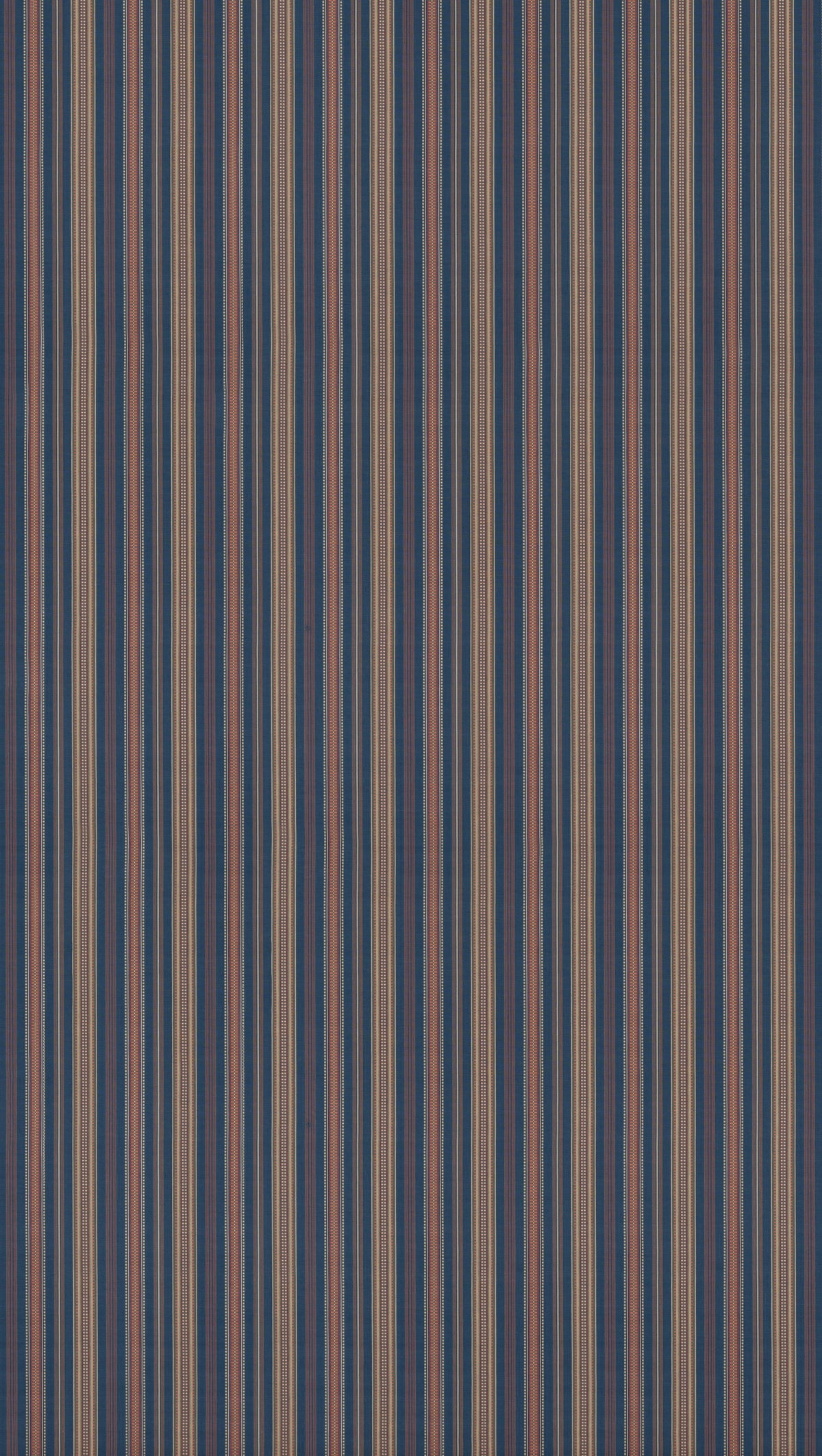 Penny Stripe Indigo tyg