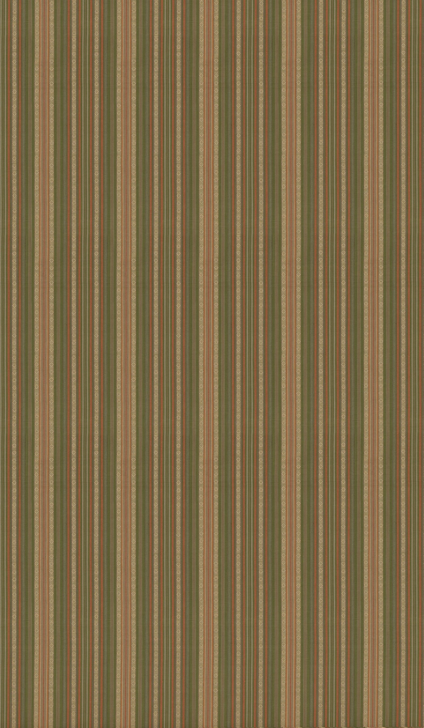 Symington Stripe Green/Coral tyg