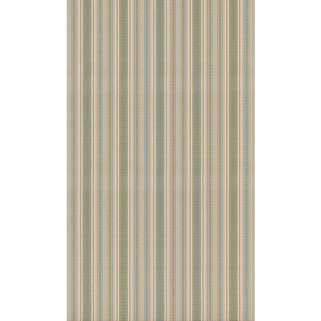 Symington Stripe Tyg - Green/Blue